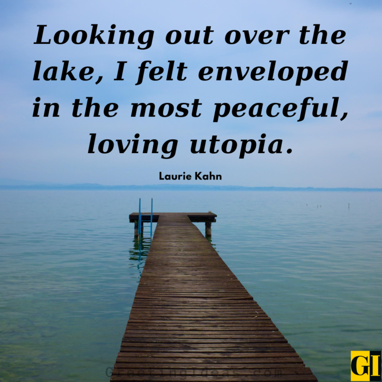 Beautiful Lake Quotes To Come Closer To Inner Peace