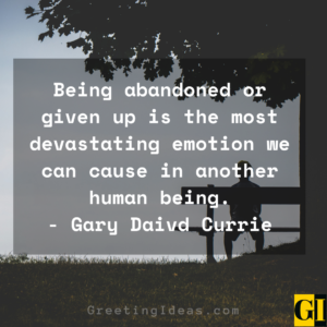 50 Sad Feeling of Being Abandoned Quotes and Sayings