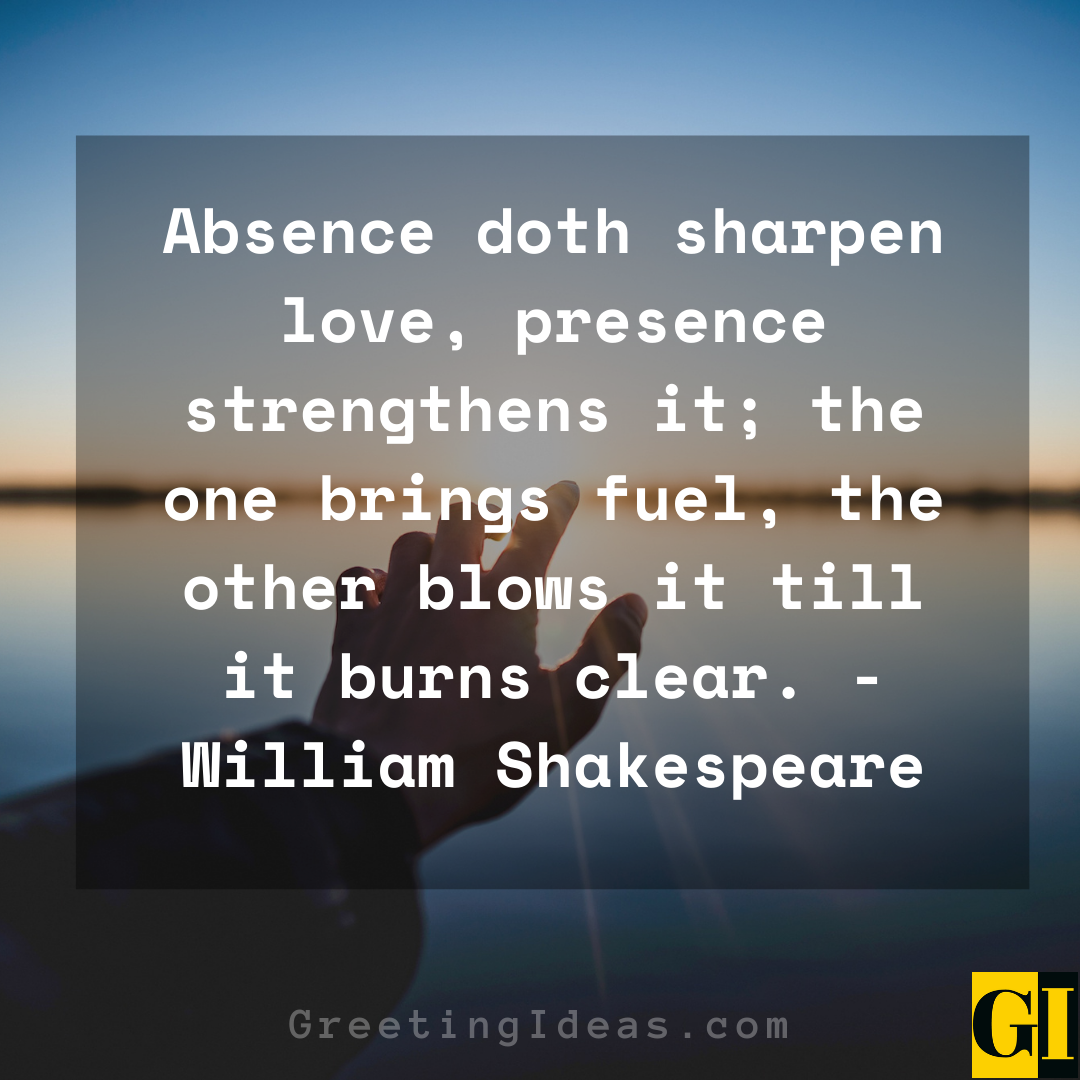 40 Top Absence Quotes And Sayings About Absence Of Someone