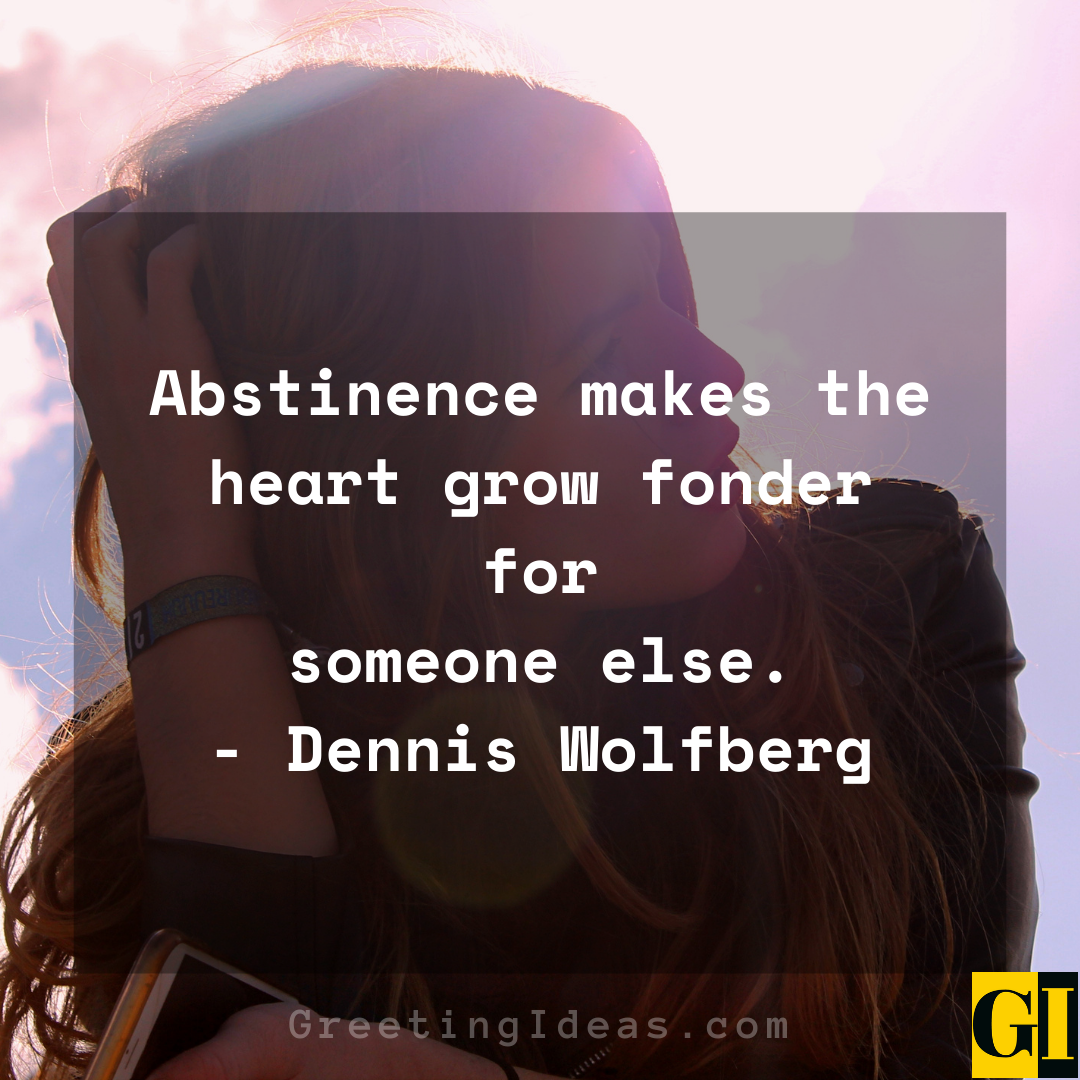 abstinence sayings and quotes