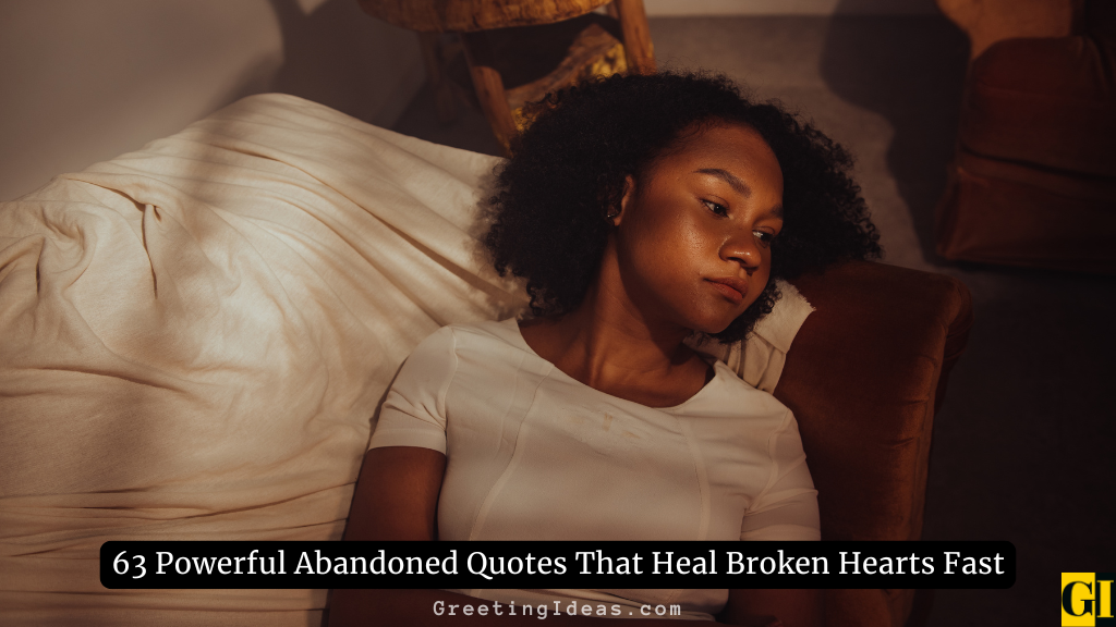 63 Powerful Abandoned Quotes That Heal Broken Hearts Fast 9 Woman finding comfort in abandoned quotes for healing heartbreak and emotional pain while lying in bed at night