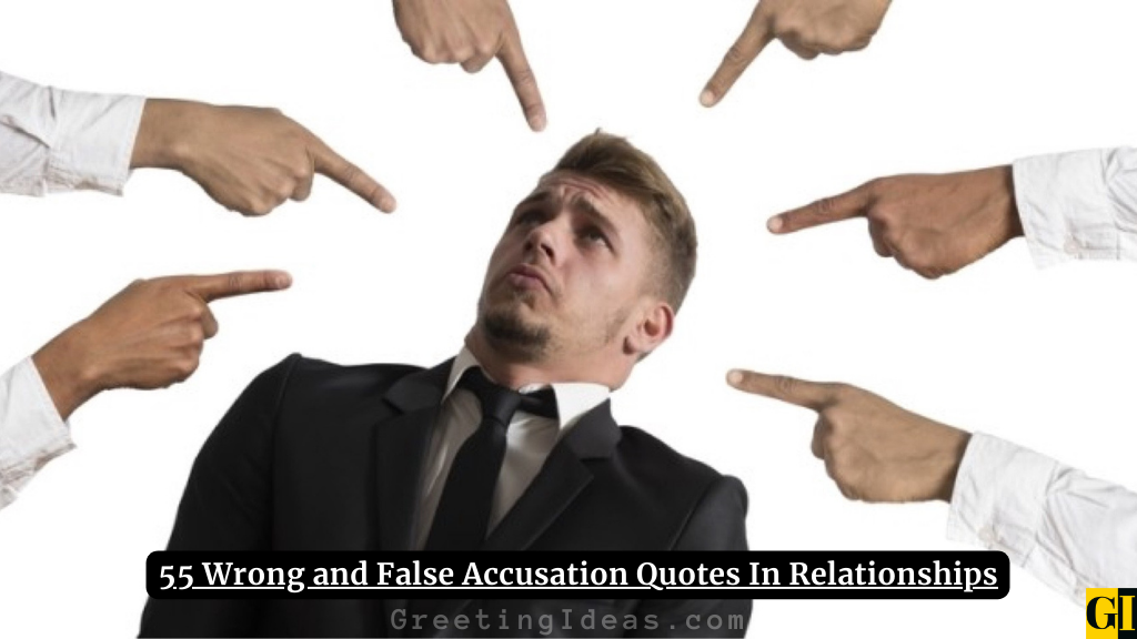 Accusation Quotes Images