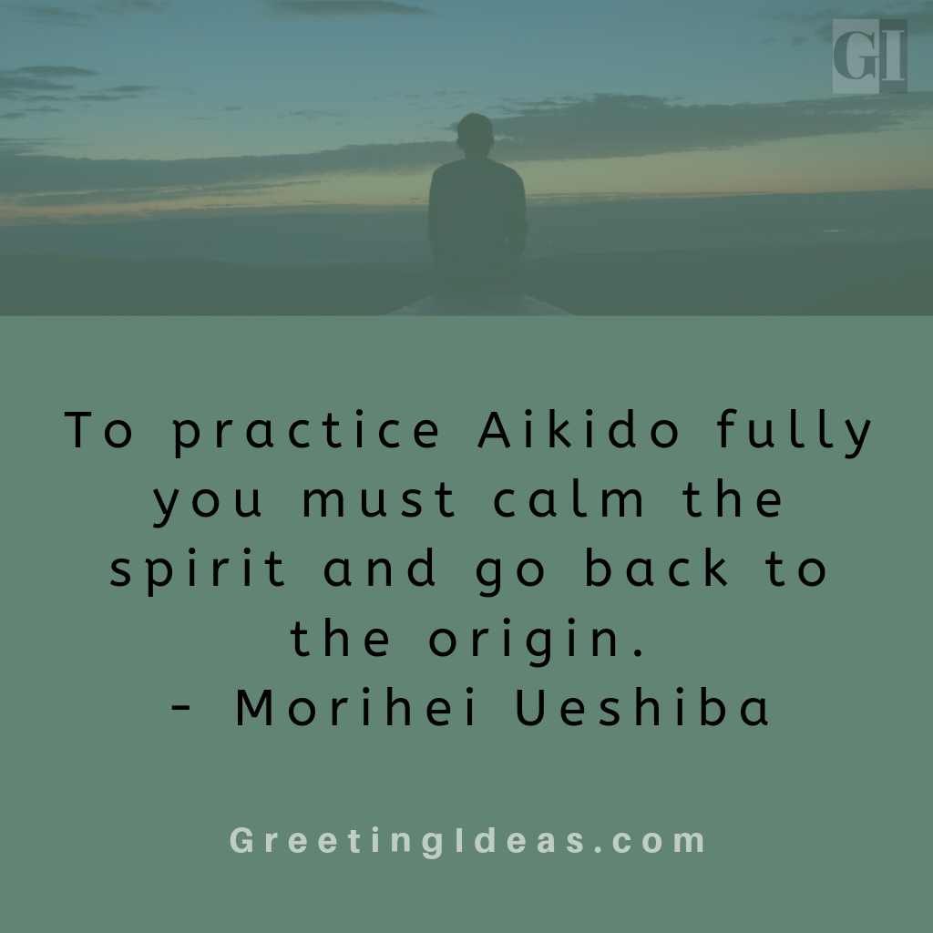 Great Aikido Quotes by Morihei Ueshiba Aikido Philosophy Quotes