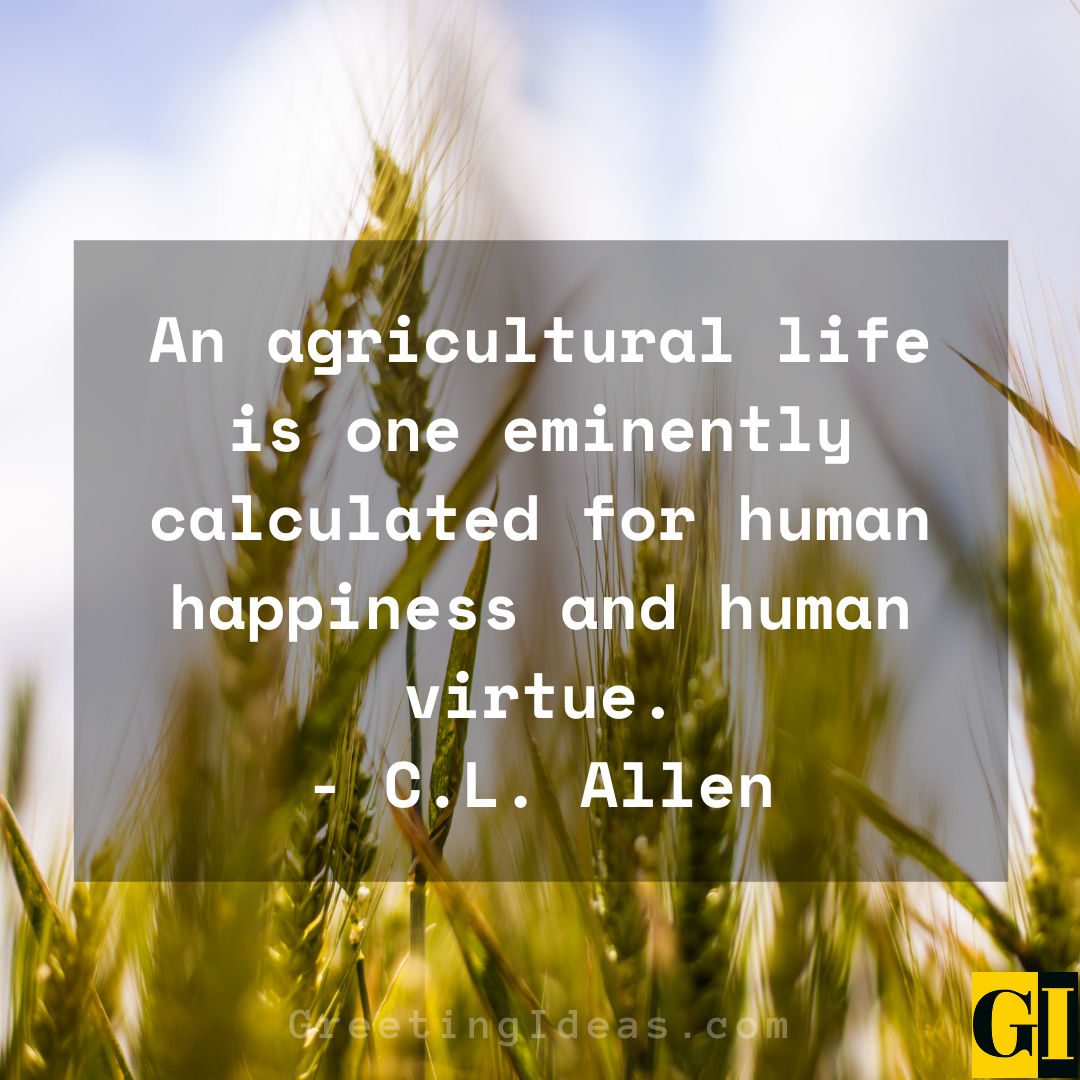 Agriculture Quotes Greeting Ideas 6