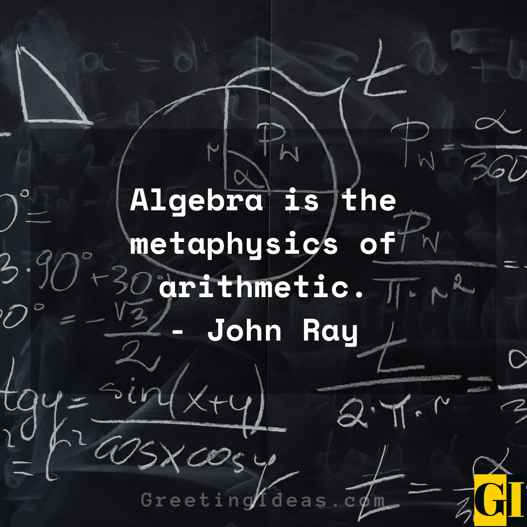 Algebra Quotes Greeting Ideas 1