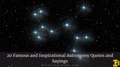 20 Famous Astronomy Quotes and Sayings
