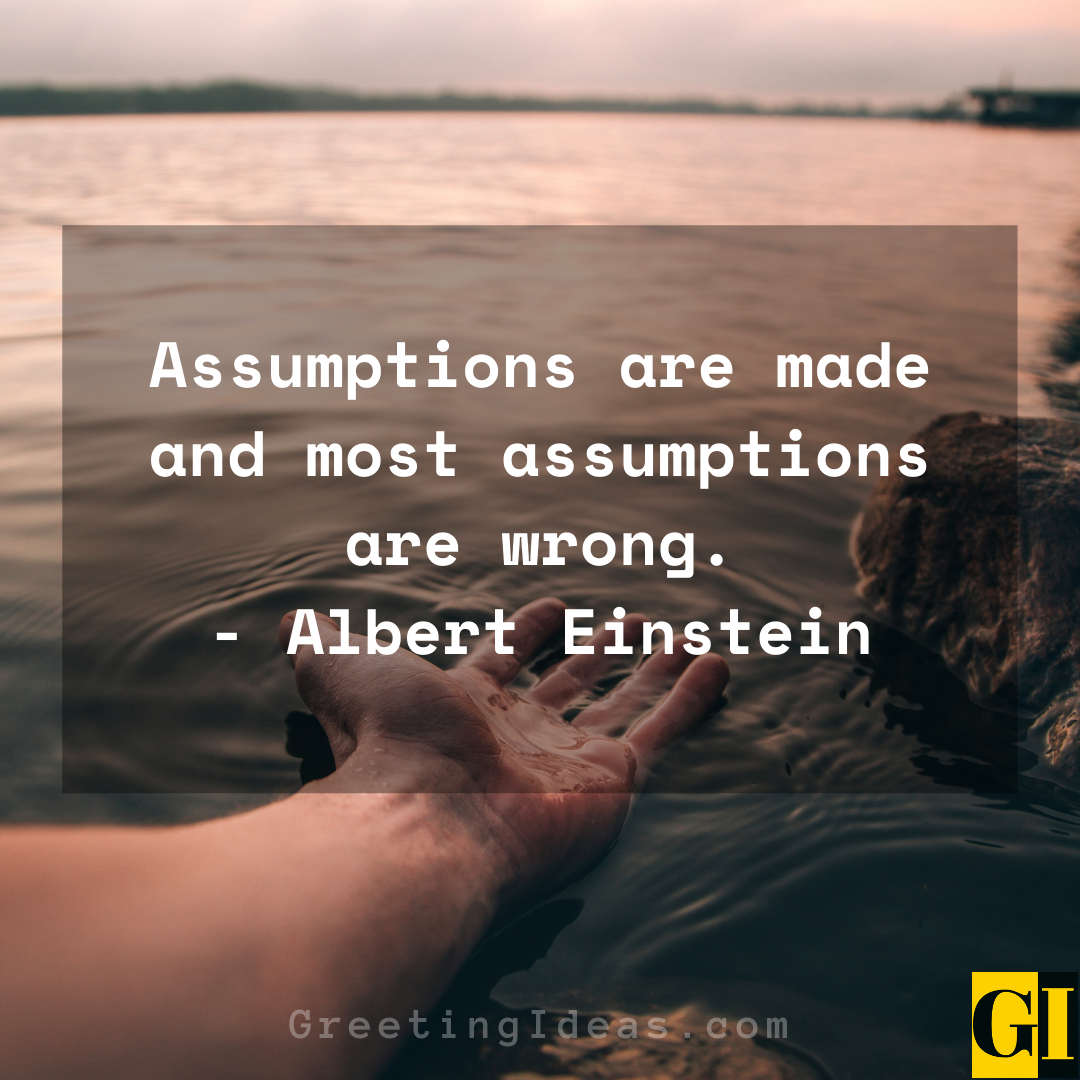 Assumptions Quotes Greeting Ideas 3