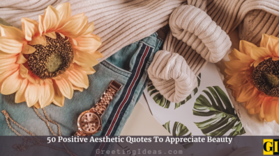 50 Positive Aesthetic Quotes To Appreciate Beauty
