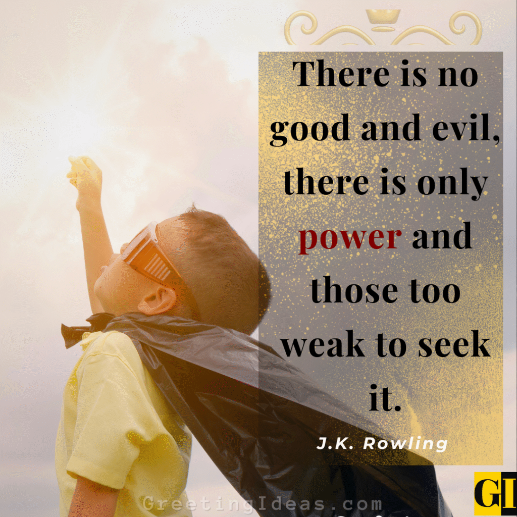 black magic quotes jk rowling power good evil wisdom