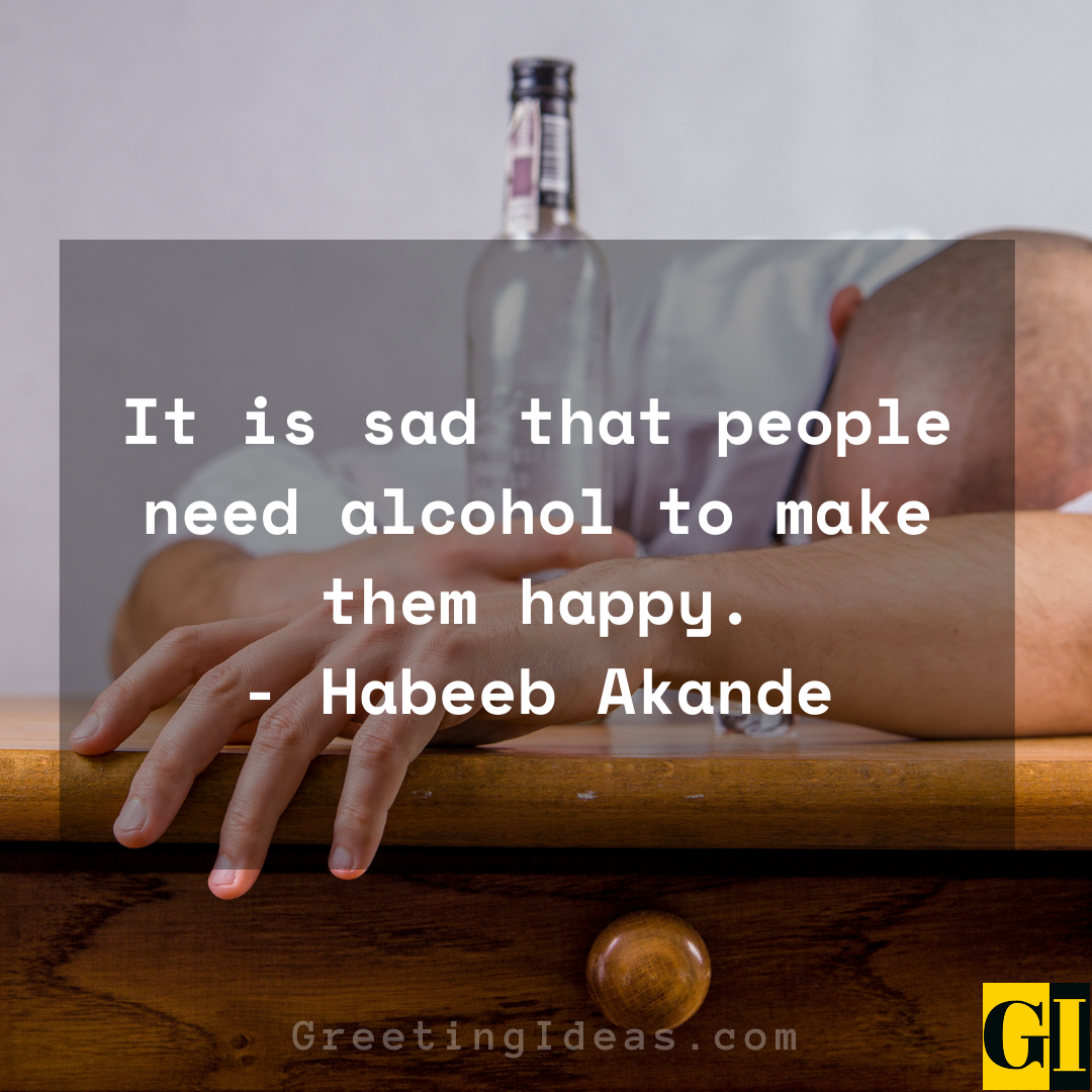 alcohol is bad quotes