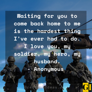 Strong and Proud Army Wife Quotes and Sayings