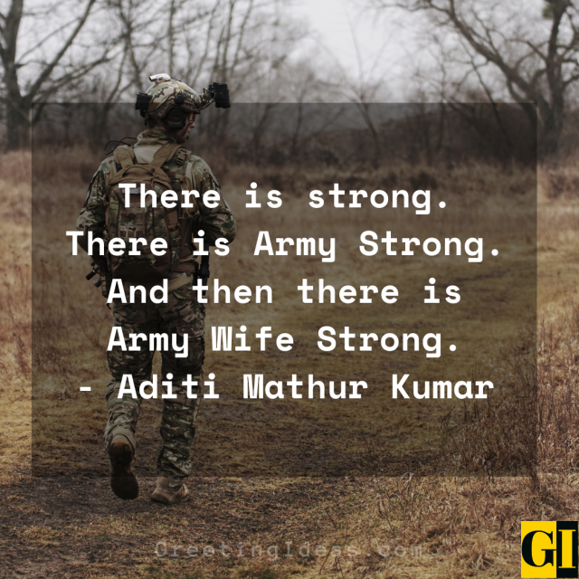 10 Strong and Proud Army Wife Quotes and Sayings