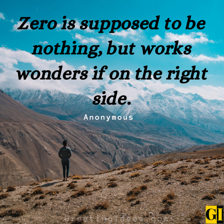 30 Inspiring Zero Quotes On Expectations In Life