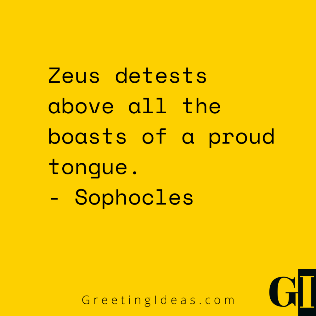 Famous Greek God Zeus Quotes and Sayings on Greek Mythology