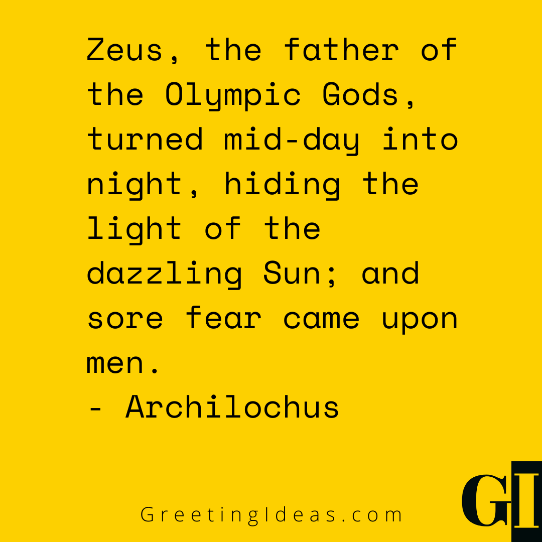 Famous Greek God Zeus Quotes and Sayings on Greek Mythology