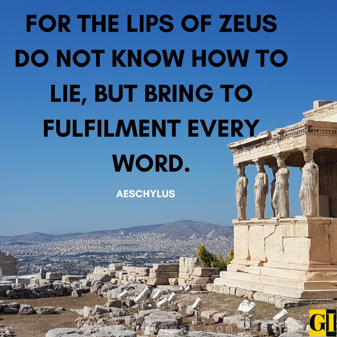 40 Best Zeus Quotes Sayings On Greek Mythology