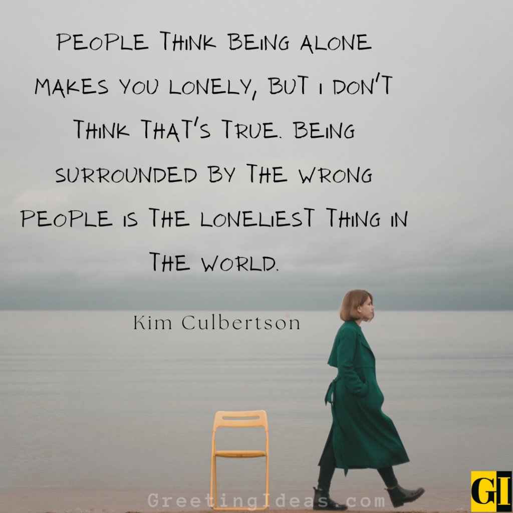 quotes about being alone and happy