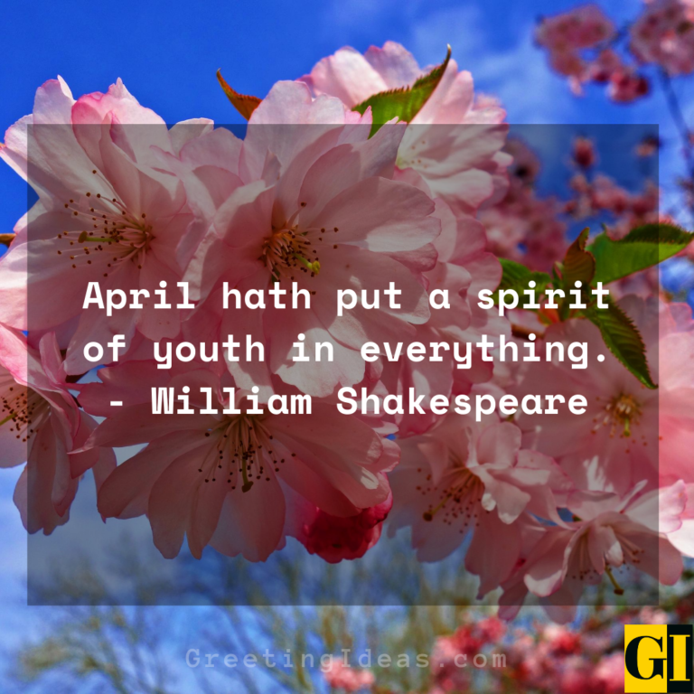 20 Happy And Welcome April Quotes And Sayings