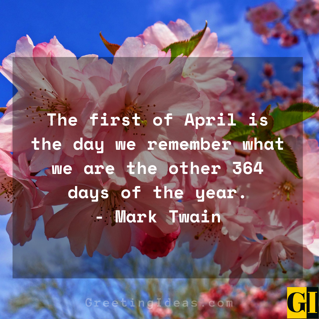 20 Happy and April Quotes and Sayings