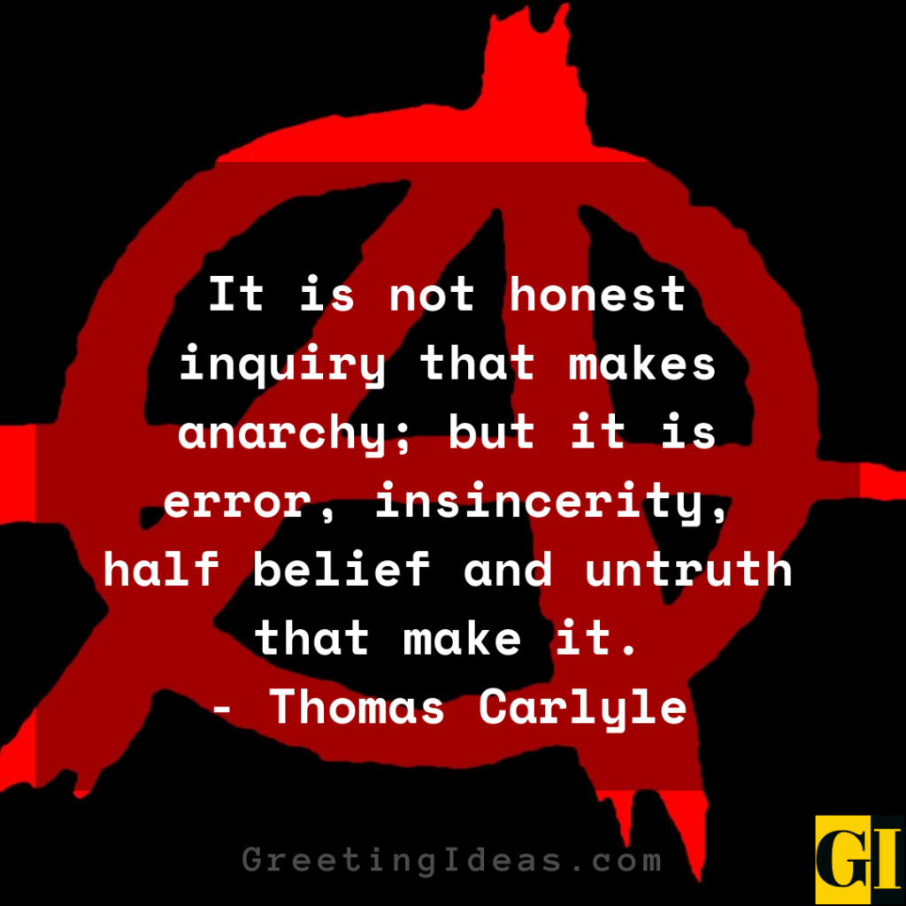 50 Best Anarchy Quotes, Sayings and Slogans