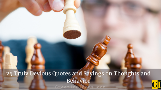25 Truly Devious Quotes and Sayings on Human Mind
