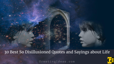 30 Best So Disillusioned Quotes and Sayings About Life