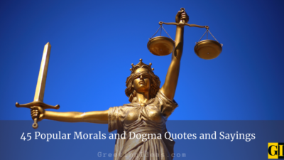 45 Popular Morals and Dogma Quotes and Sayings