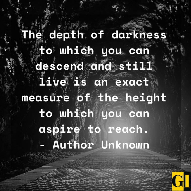 Embracing The Shadows: The Profound Wisdom In Quotes About Darkness