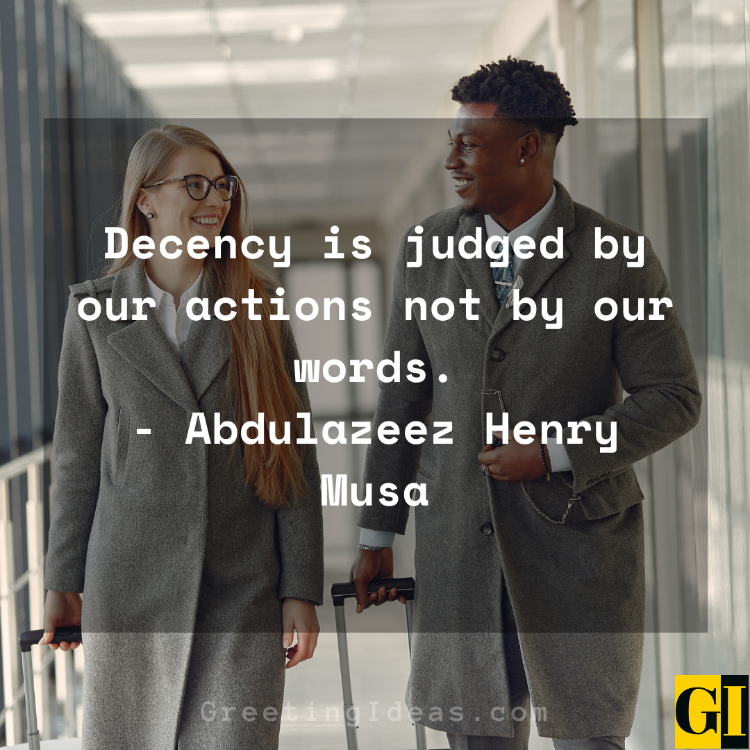 Decency Quotes Greeting Ideas 1