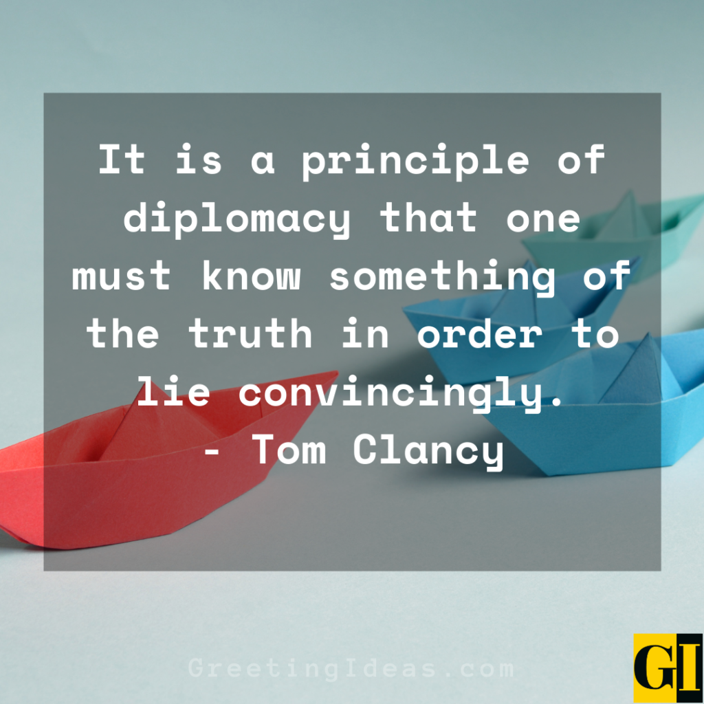 30 Tactful Art Of Diplomacy Quotes And Sayings