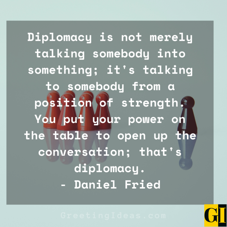 30 Tactful Art Of Diplomacy Quotes And Sayings