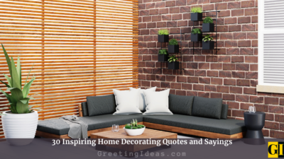 30 Inspiring Home Decorating Quotes and Sayings