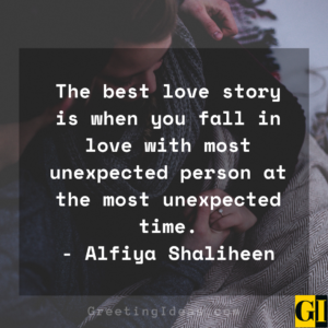 80 Finding Unexpected Love Quotes Sayings for Him and Her