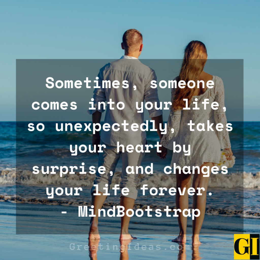 80 Finding Unexpected Love Quotes Sayings for Him and Her