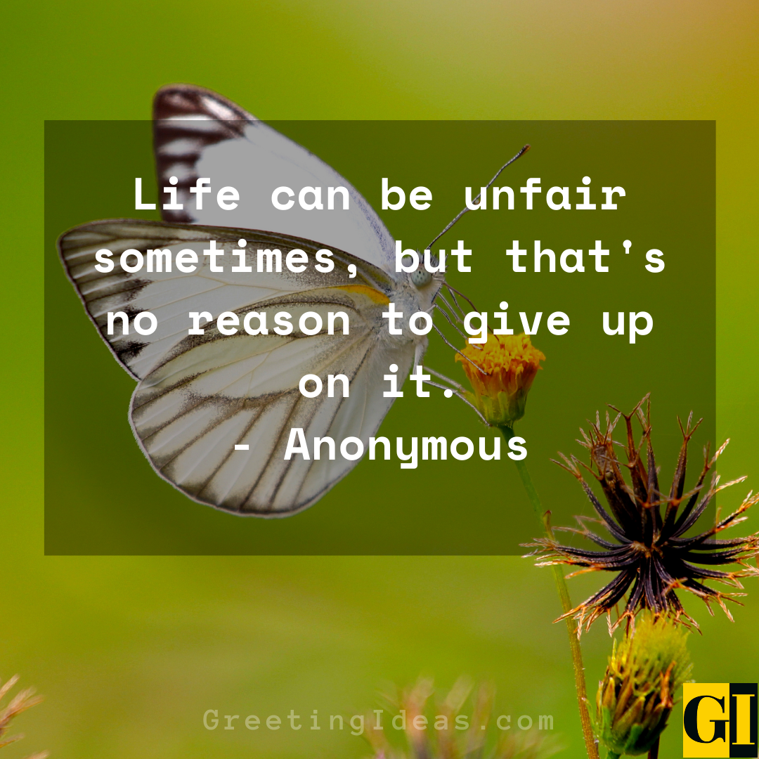 Unfair Quotes Greeting Ideas 1