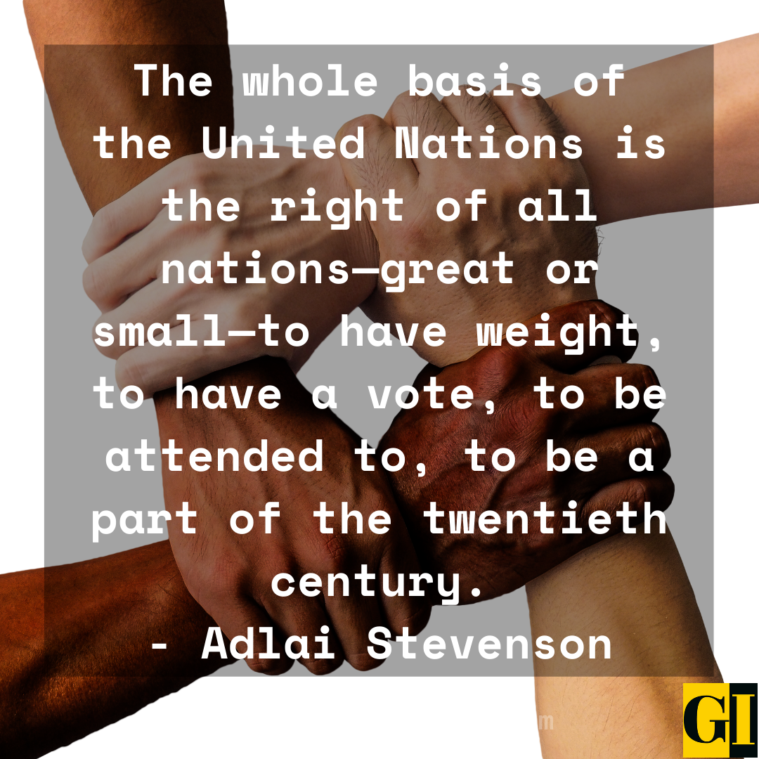 15 Best United Nations Quotes on Peace and Human Rights