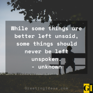 30 Best Left Unsaid Quotes and Sayings in Love and Life