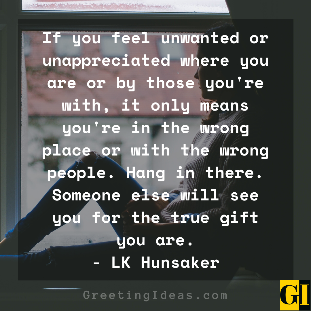 feeling unwanted quotes