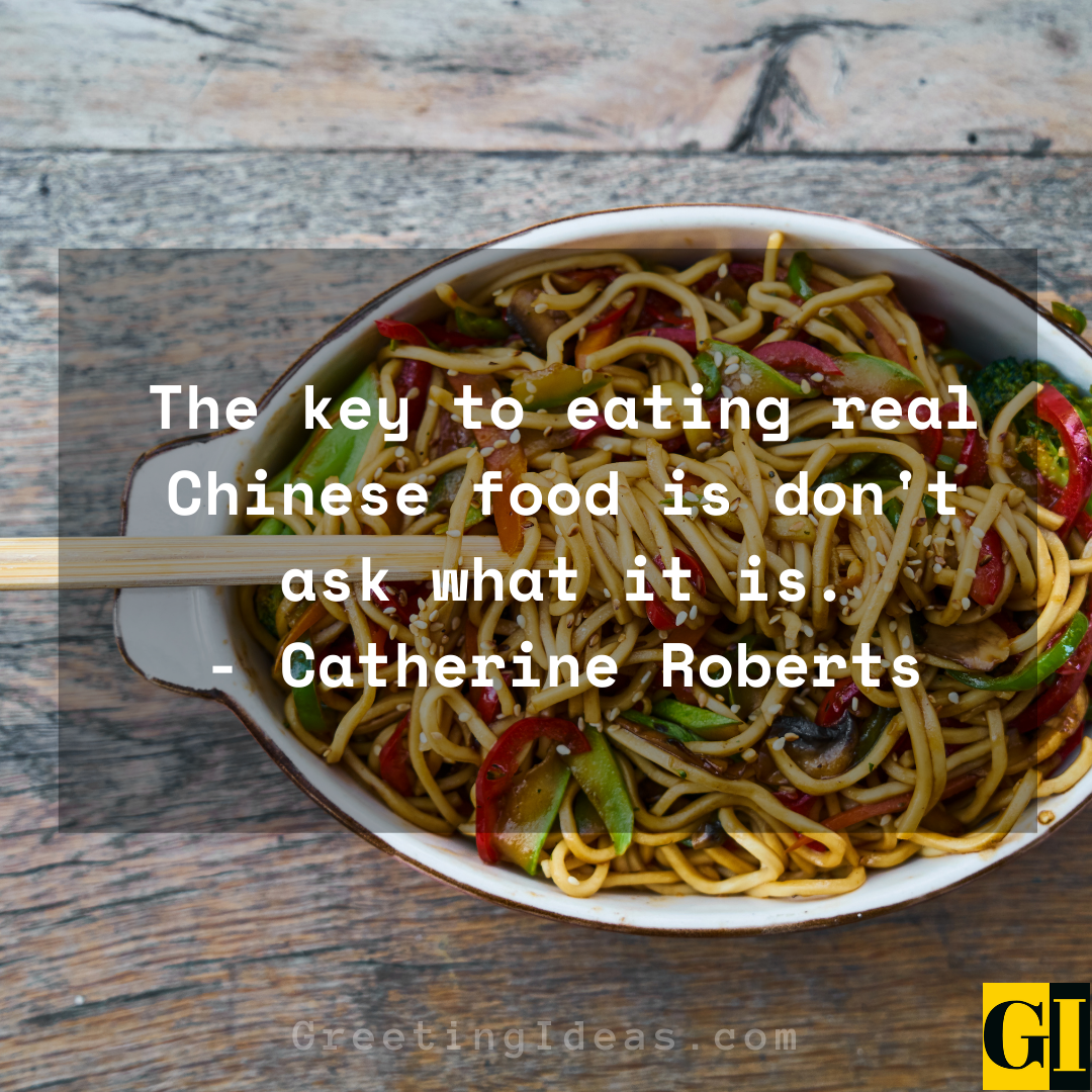 Chinese Food Quotes Greeting Ideas 2