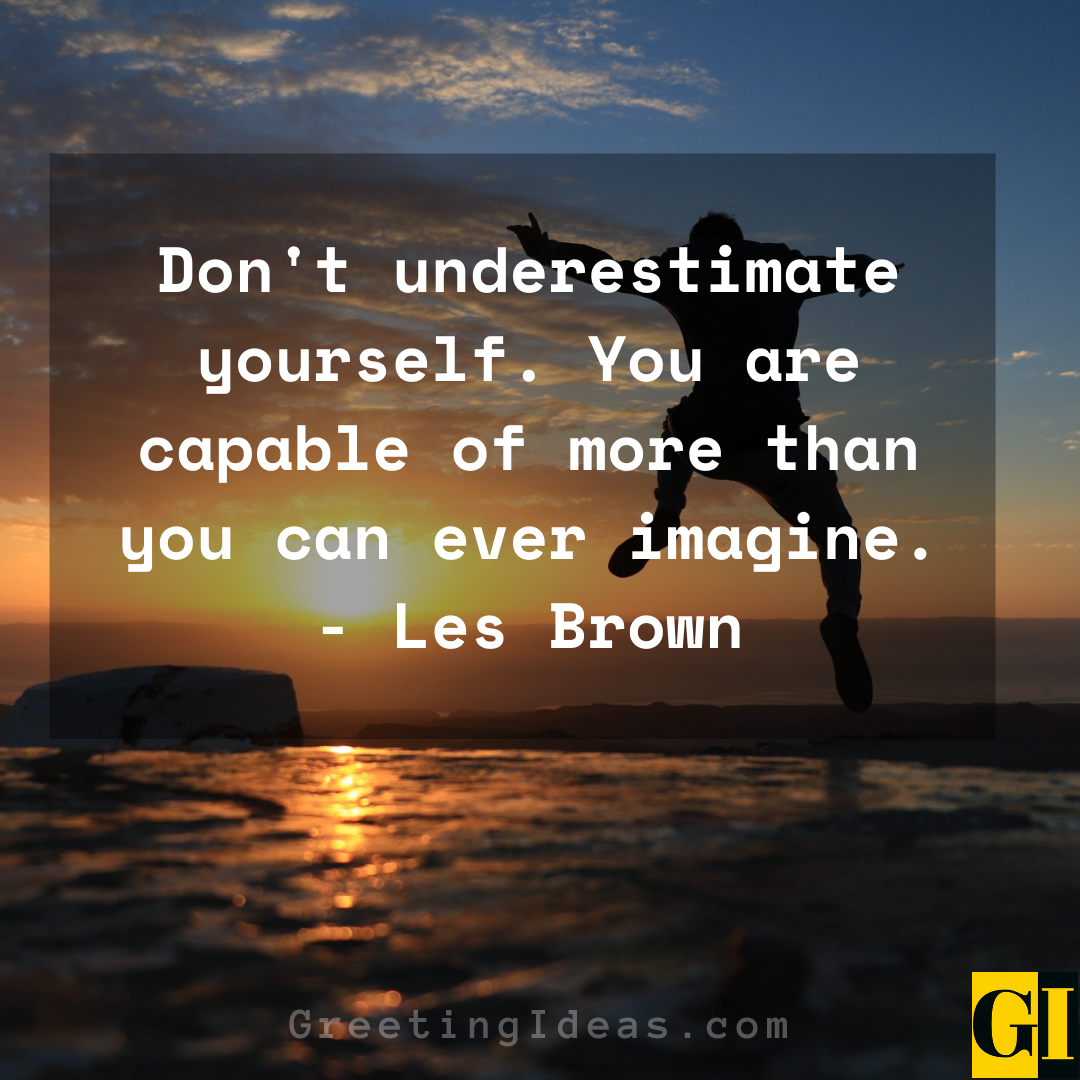 never underestimate yourself quotes