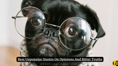 Best Unpopular Quotes On Opinions And Bitter Truths