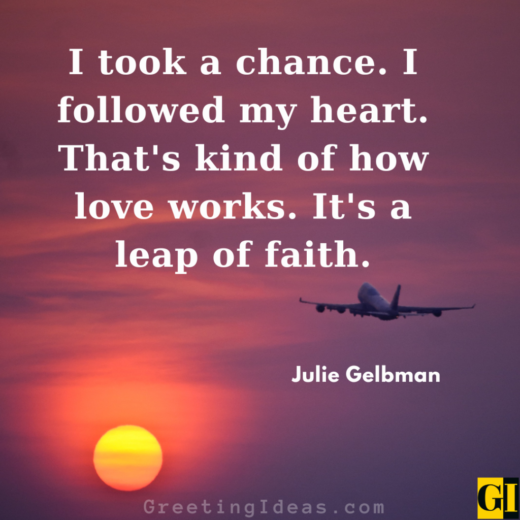 Leap Of Faith Love Quotes