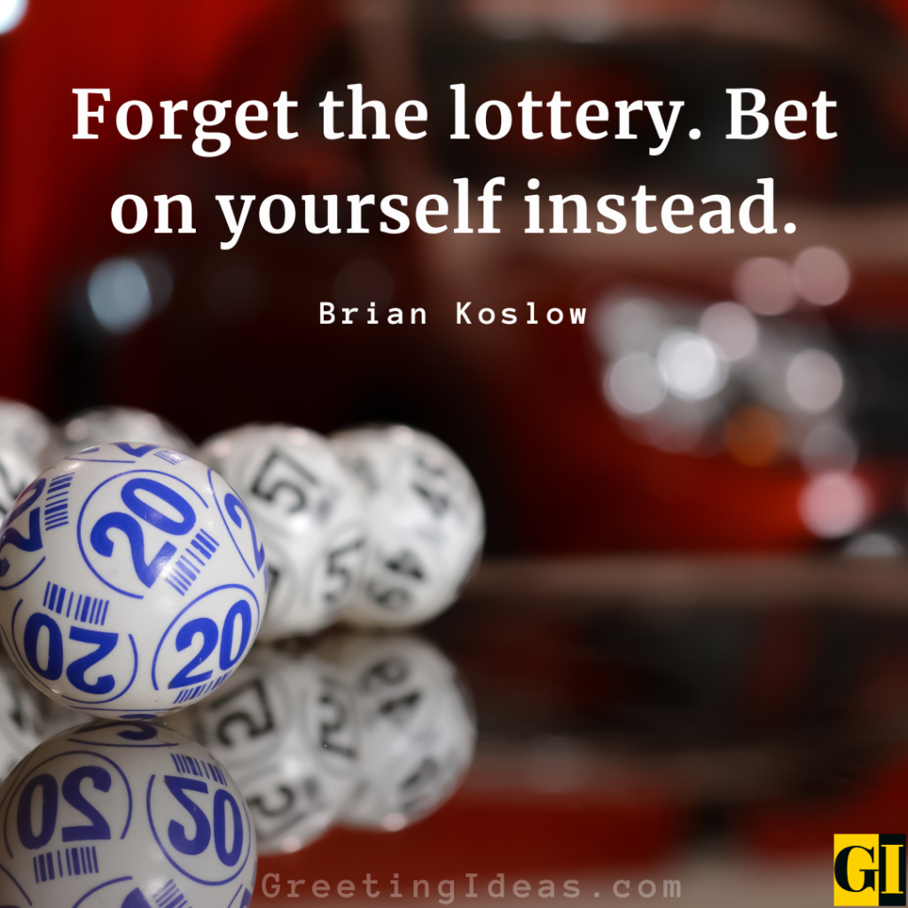 winning the lottery quotes