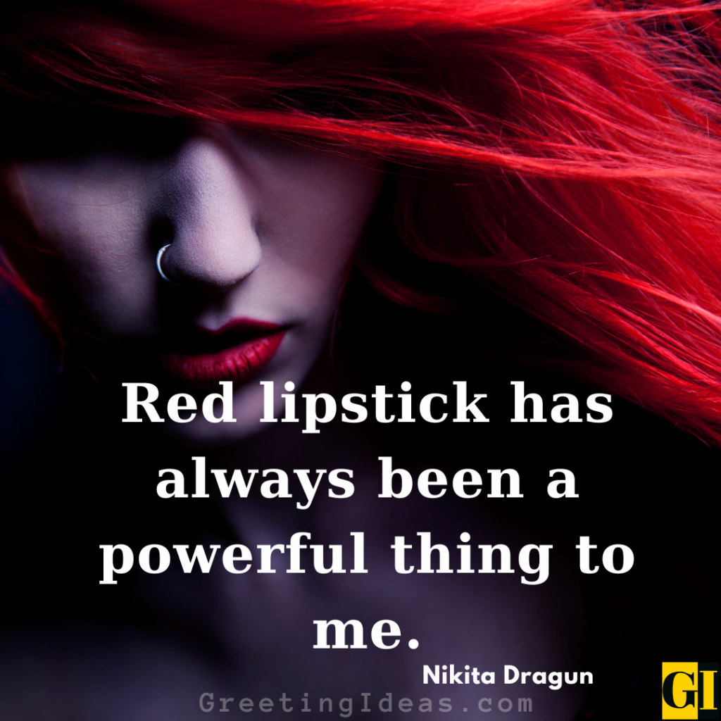 Red Lipstick Quotes Images Greeting Ideas 1
