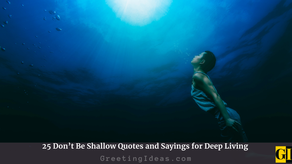 Shallow Quotes