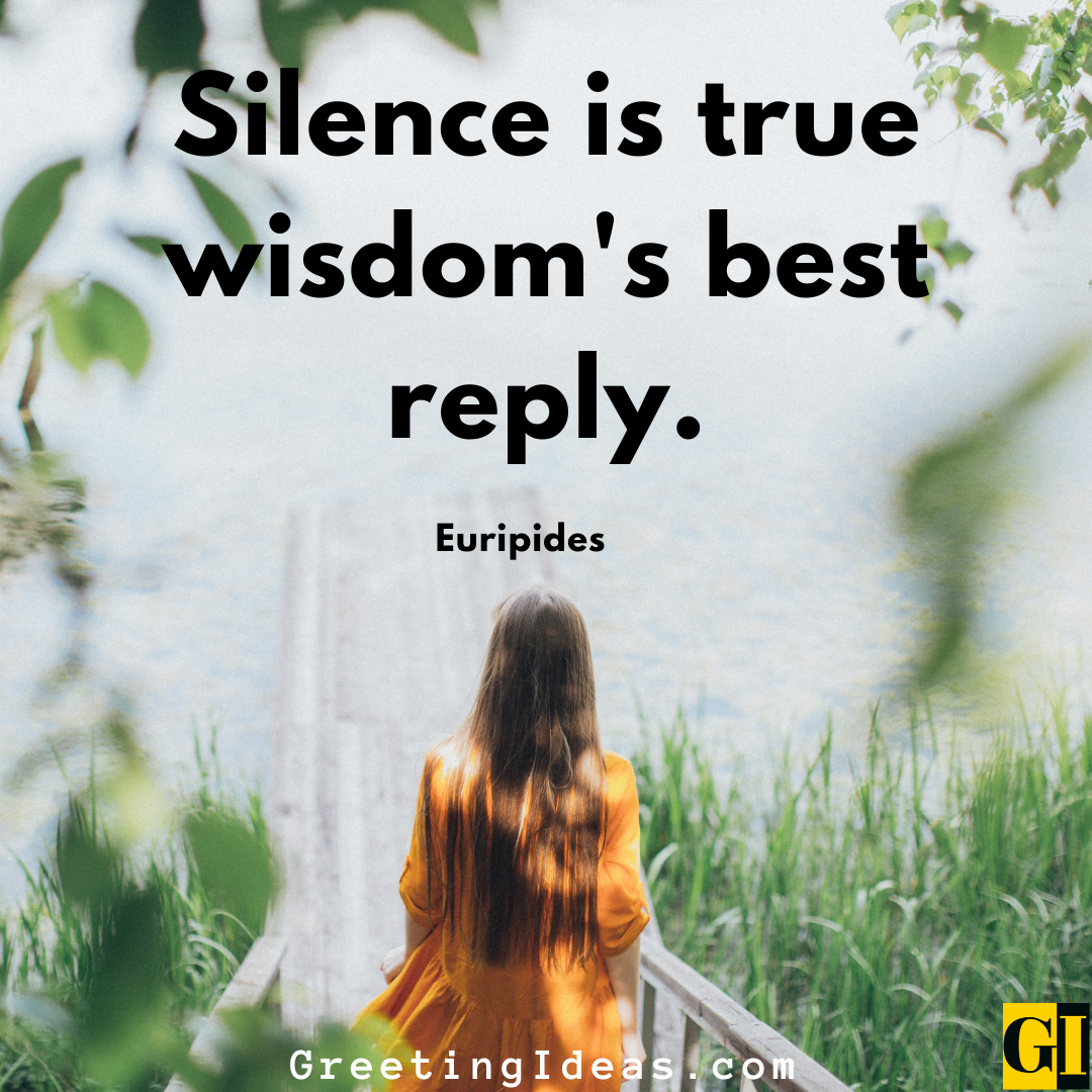 40 Power of Silence Quotes For a Tension Free Life