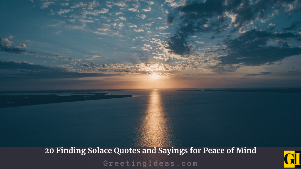 Solace Quotes