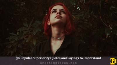30 Popular Superiority Quotes and Sayings to Understand