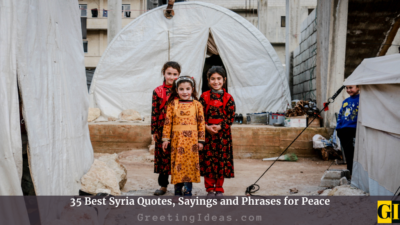 35 Best Syria Quotes, Sayings, and Phrases for Peace