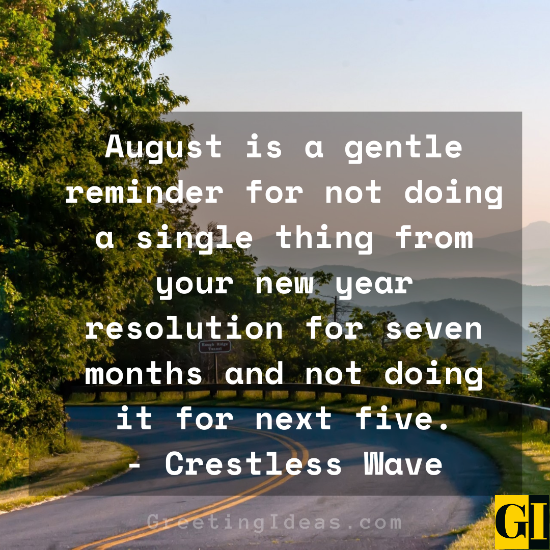 August Quotes Greeting Ideas 2